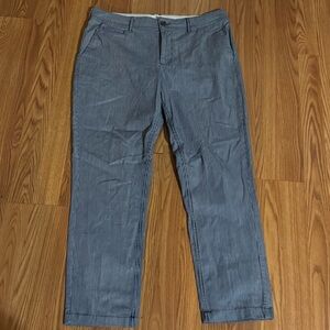 Fatface Women's Devon Chino Blue Pants Size 8 Preppy Casual Classic Nautical‎